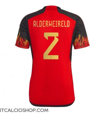 Belgio Toby Alderweireld #2 Prima Maglia Mondiali 2022 Manica Corta